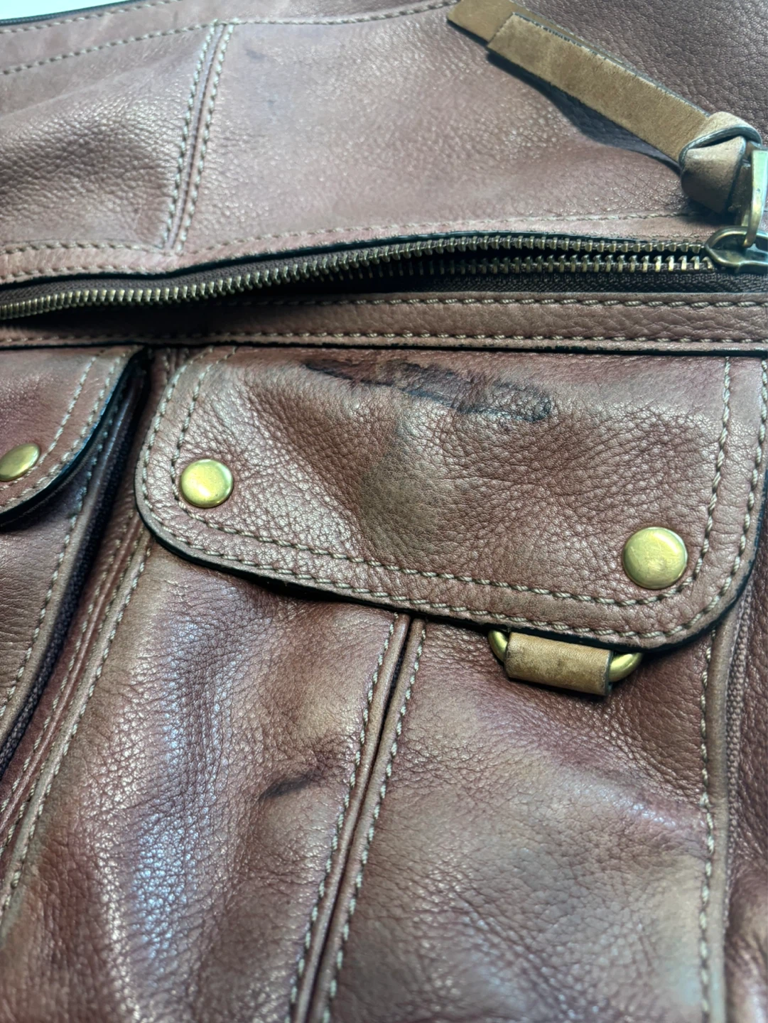 FOSSIL “MORGAN” TRAVELLER CROSSBODY LEATHER BAG - photo 4