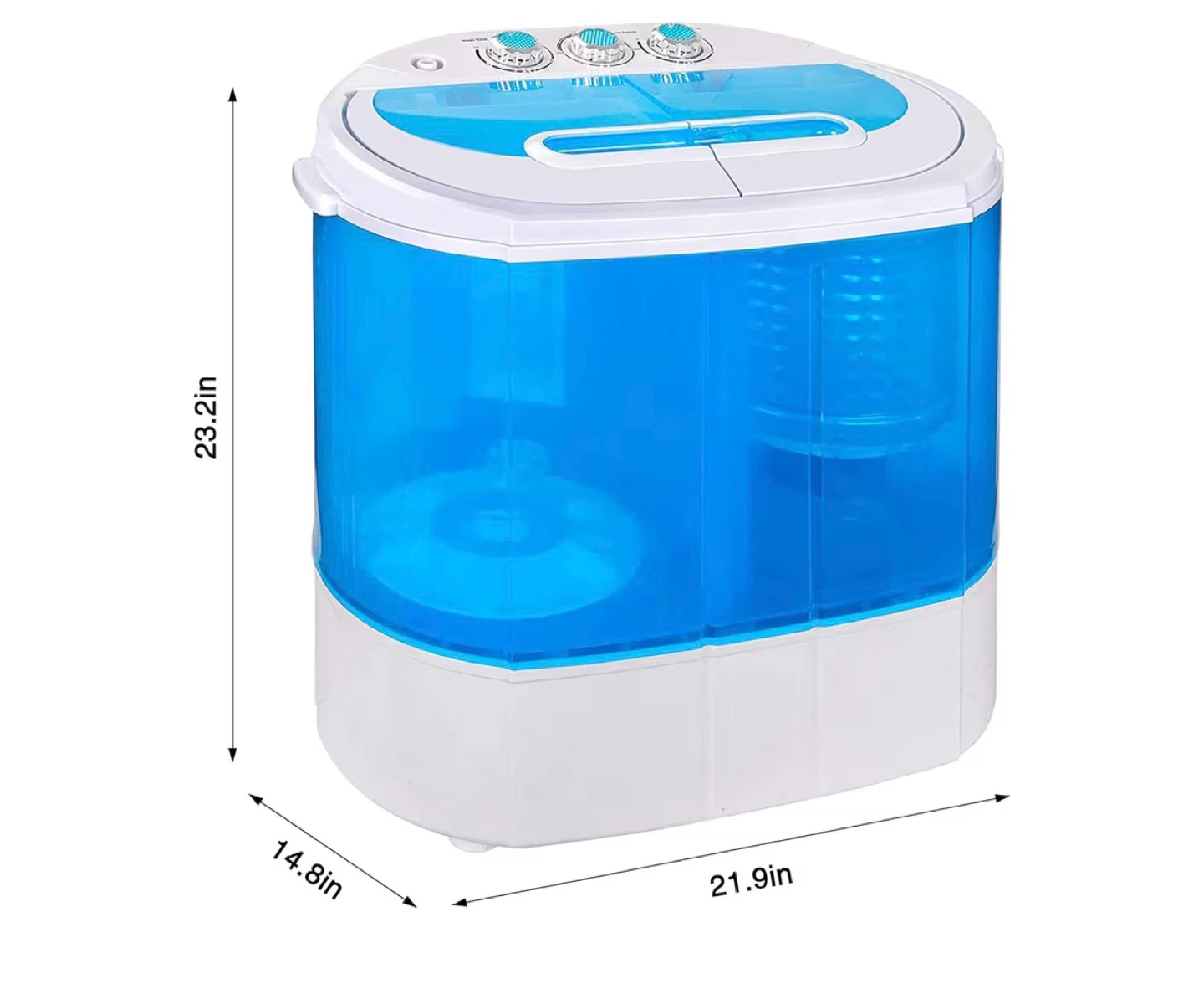 Mini Portable Twin Tub Washing Machine - photo 4