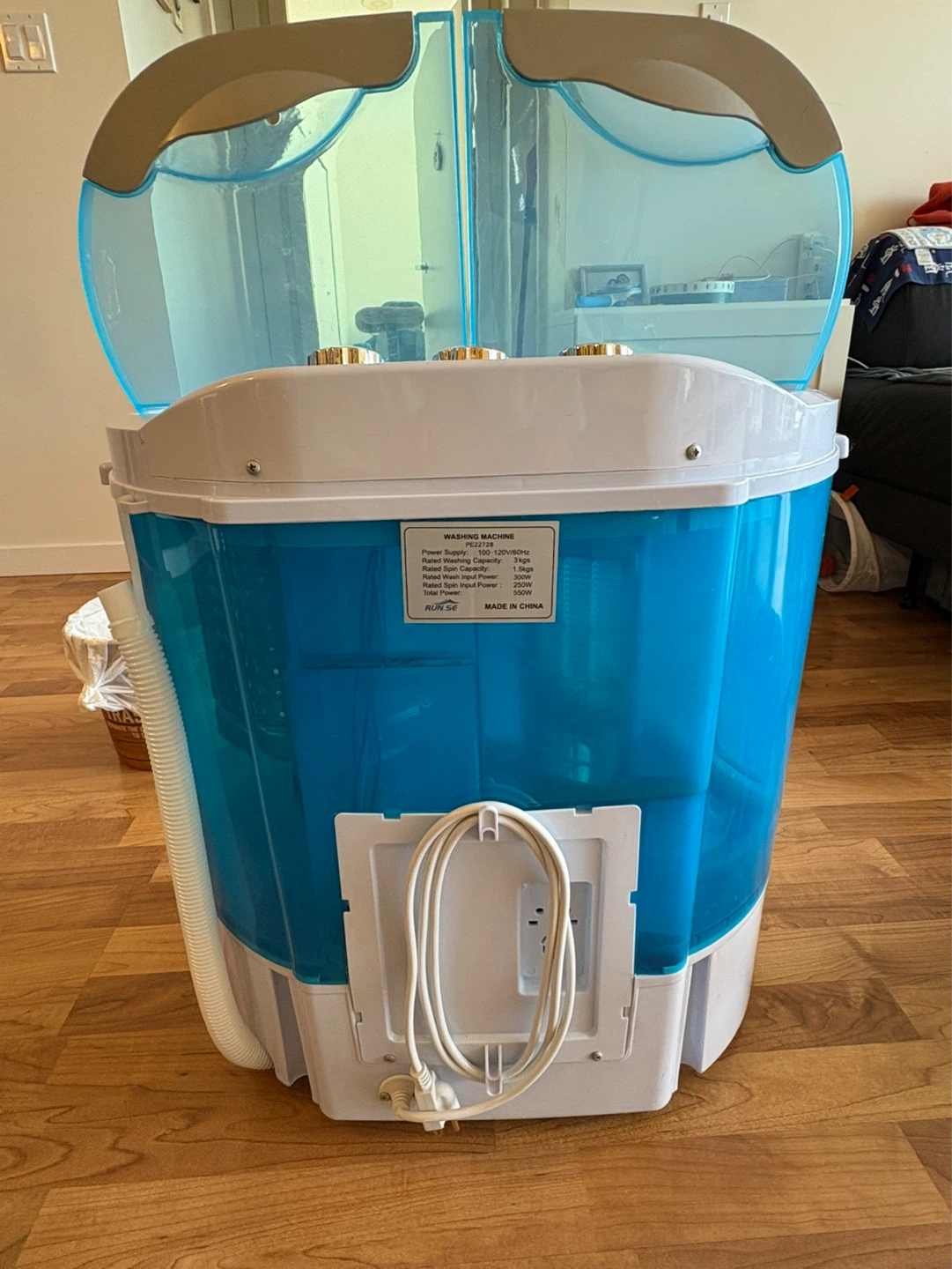 Mini Portable Twin Tub Washing Machine - photo 3