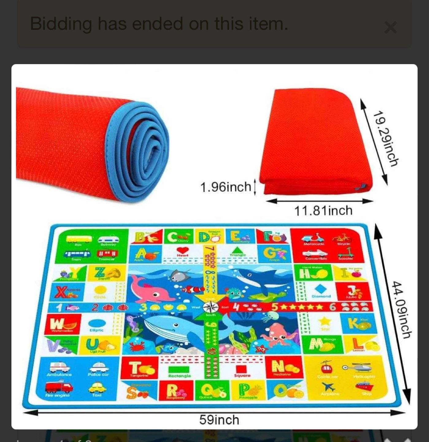 Oarifun 41x58 kids  Play Mat ,