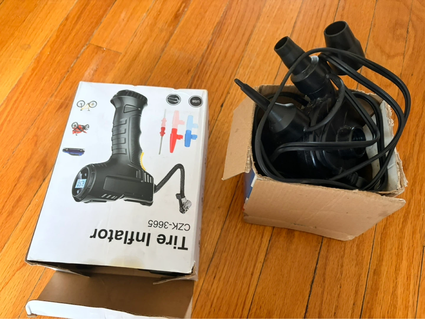 Tire Inflator with Accessories