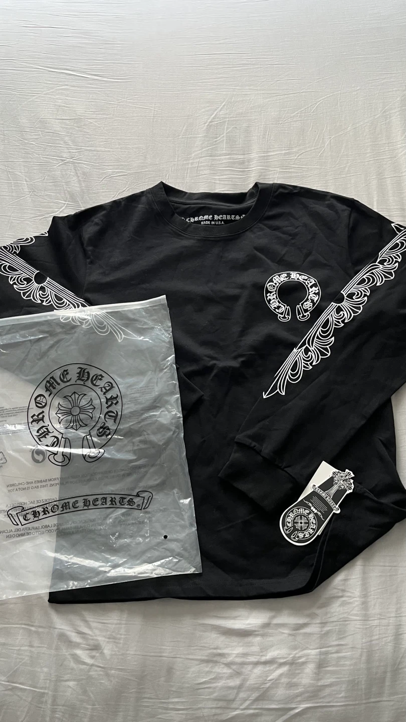 Chrome Hearts Long Sleeve Shirt Black USA - photo 3