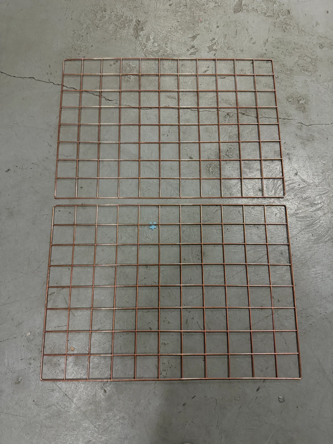 Set of 2 Copper Wire Grid Panels