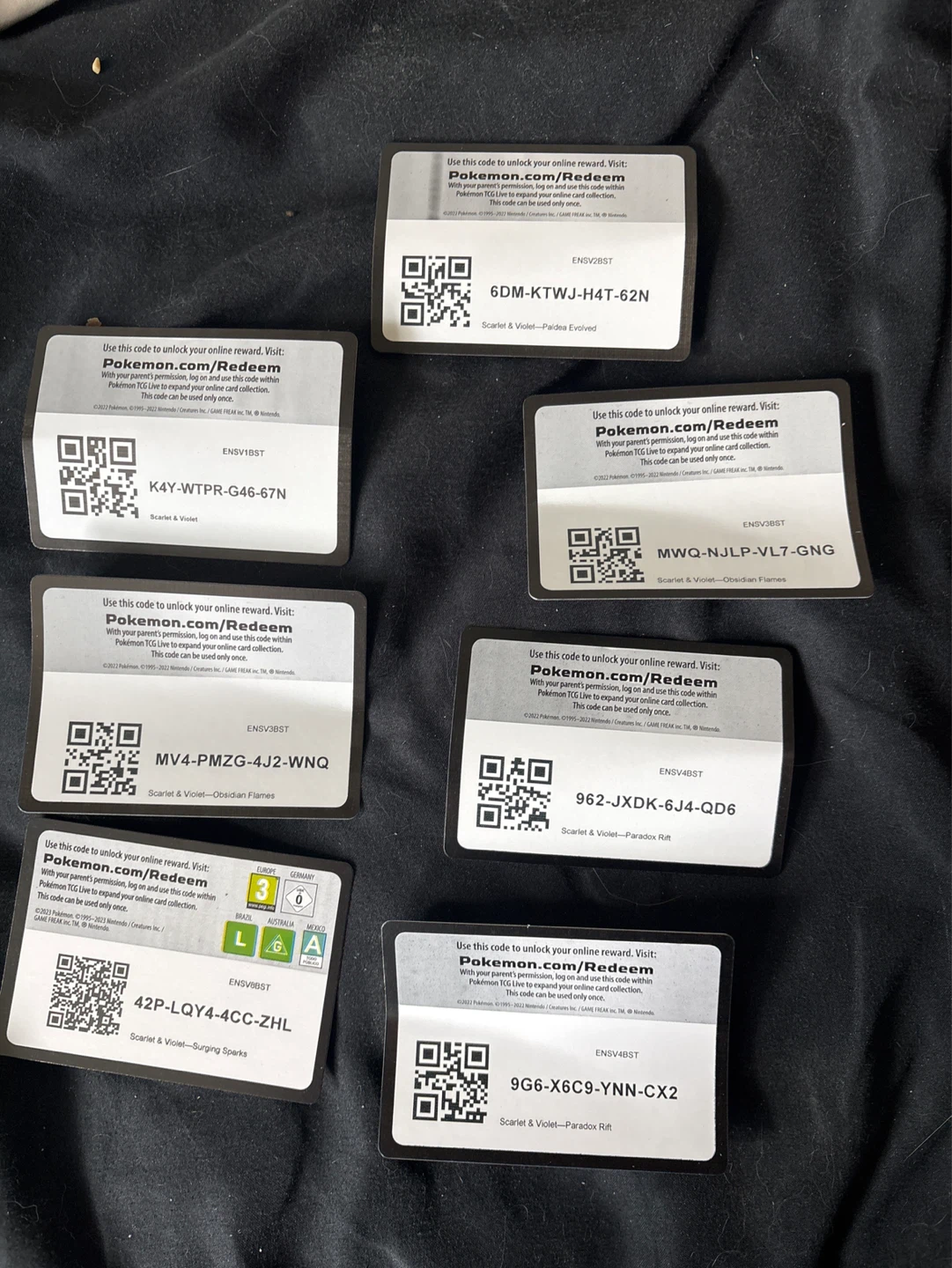 TCG Online Codes