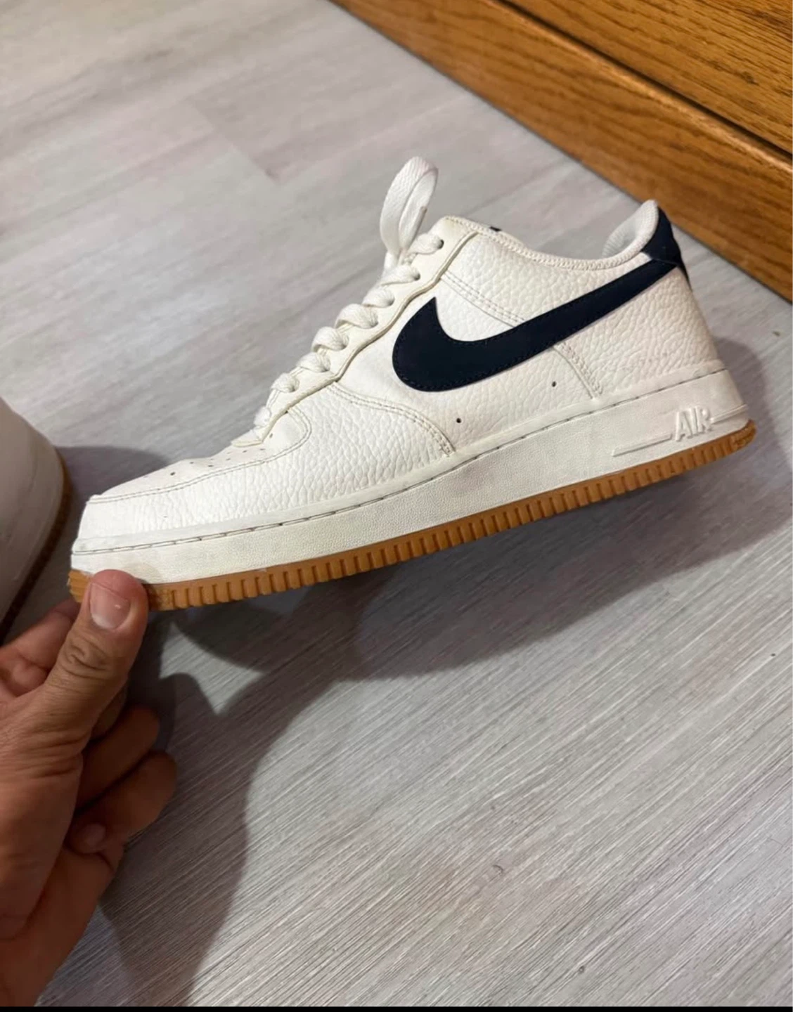 Nike Air Force 1 Low White Gum Sneakers - photo 2