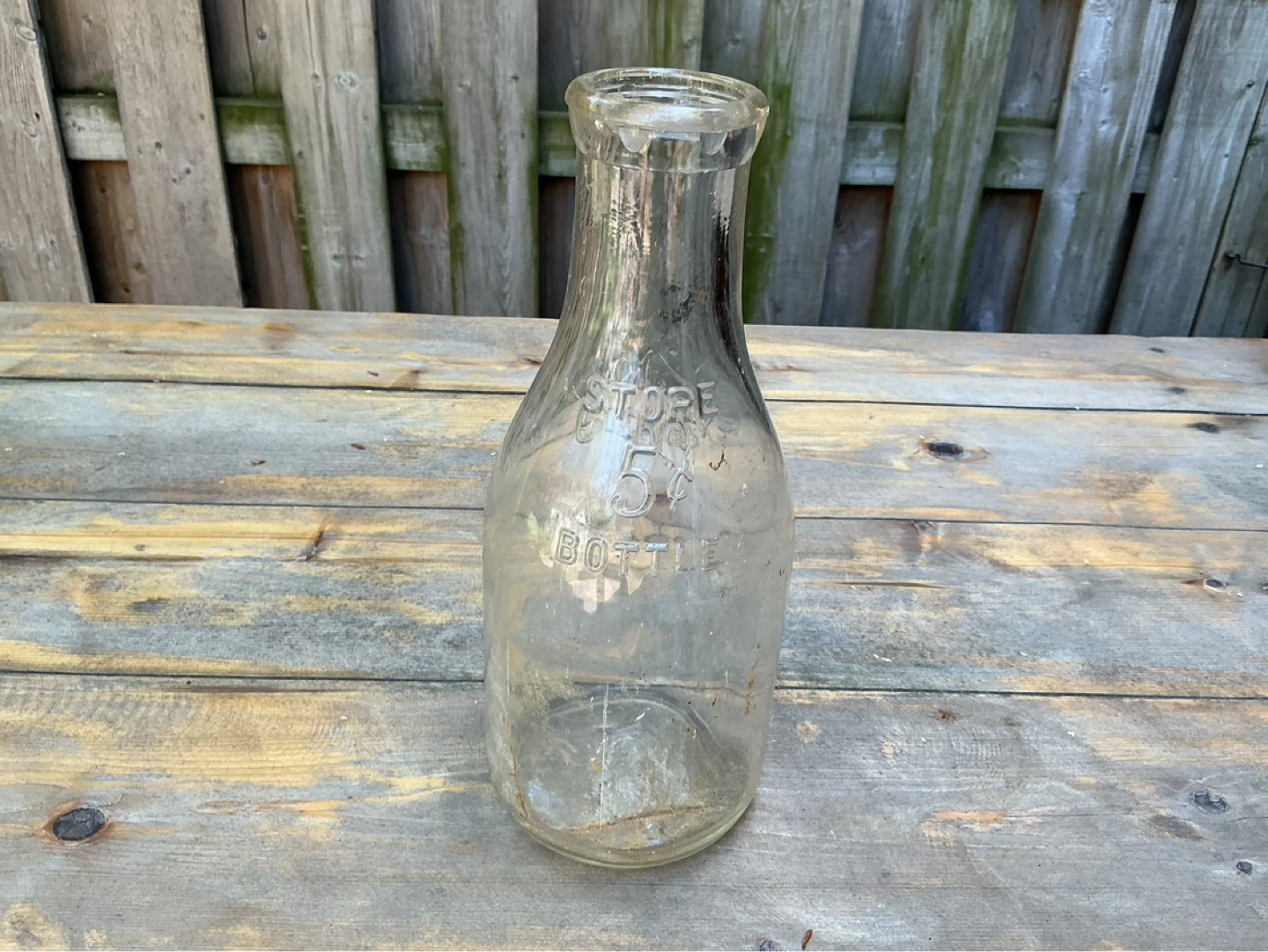 Vintage 5 Cent Store Bottle