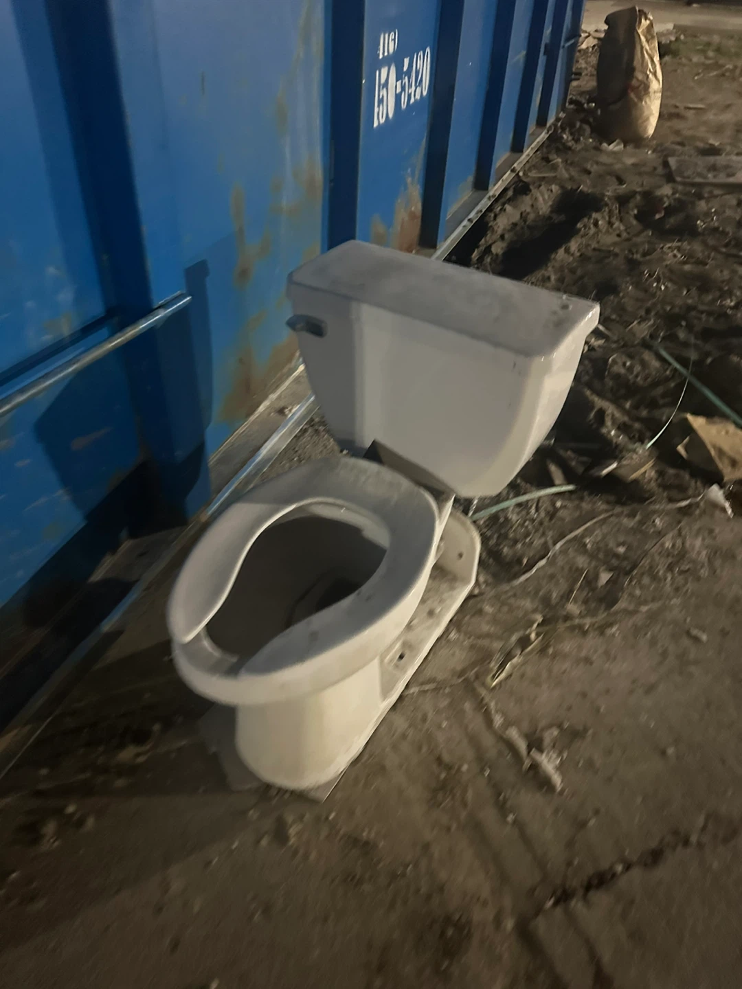 abandoned toilet - photo 3