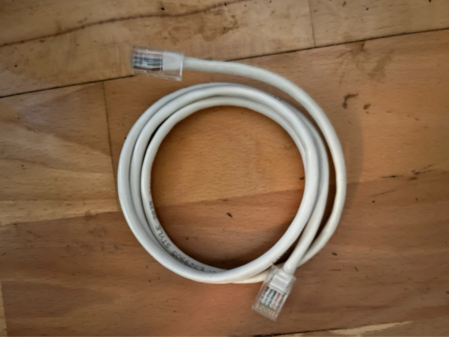 White Ethernet Cable