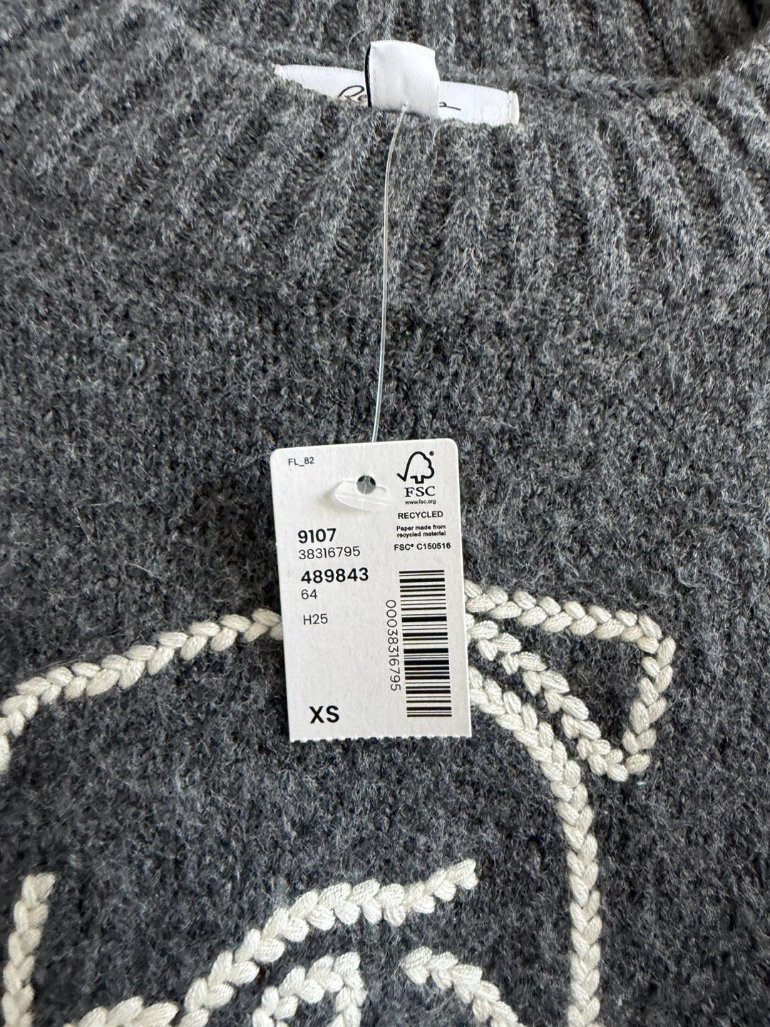 Grey Pug Sweater - Size XS - photo 2