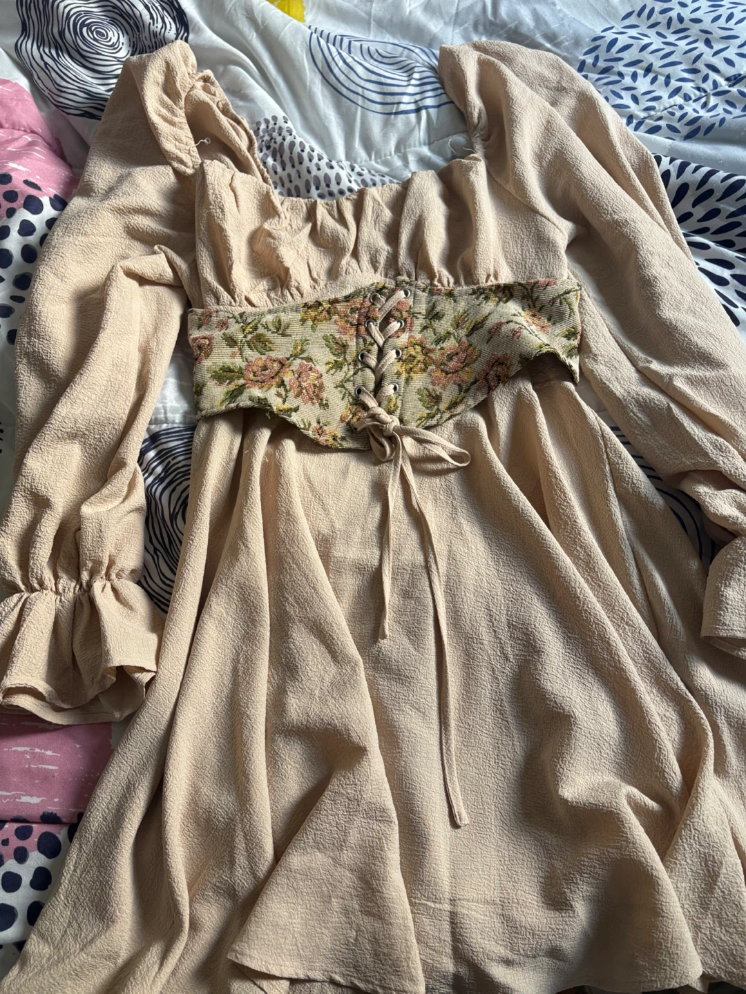 Women's Floral Corset Dress