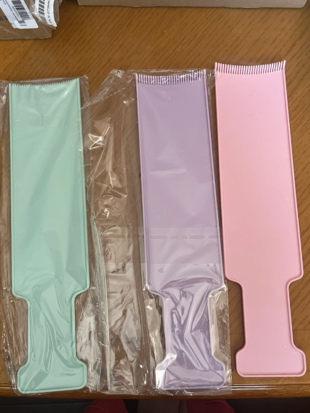 3pcs Hair Dye Balayage Board Comb Set - photo 3