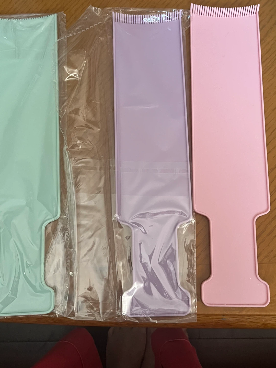 3pcs Hair Dye Balayage Board Comb Set