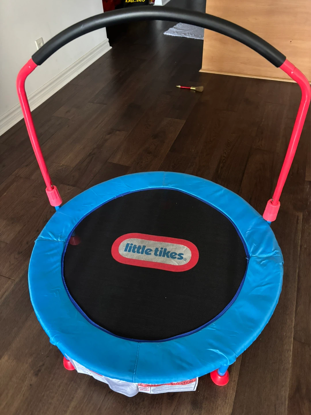 Little Tikes Blue and Red Indoor Trampoline with Handle - photo 2
