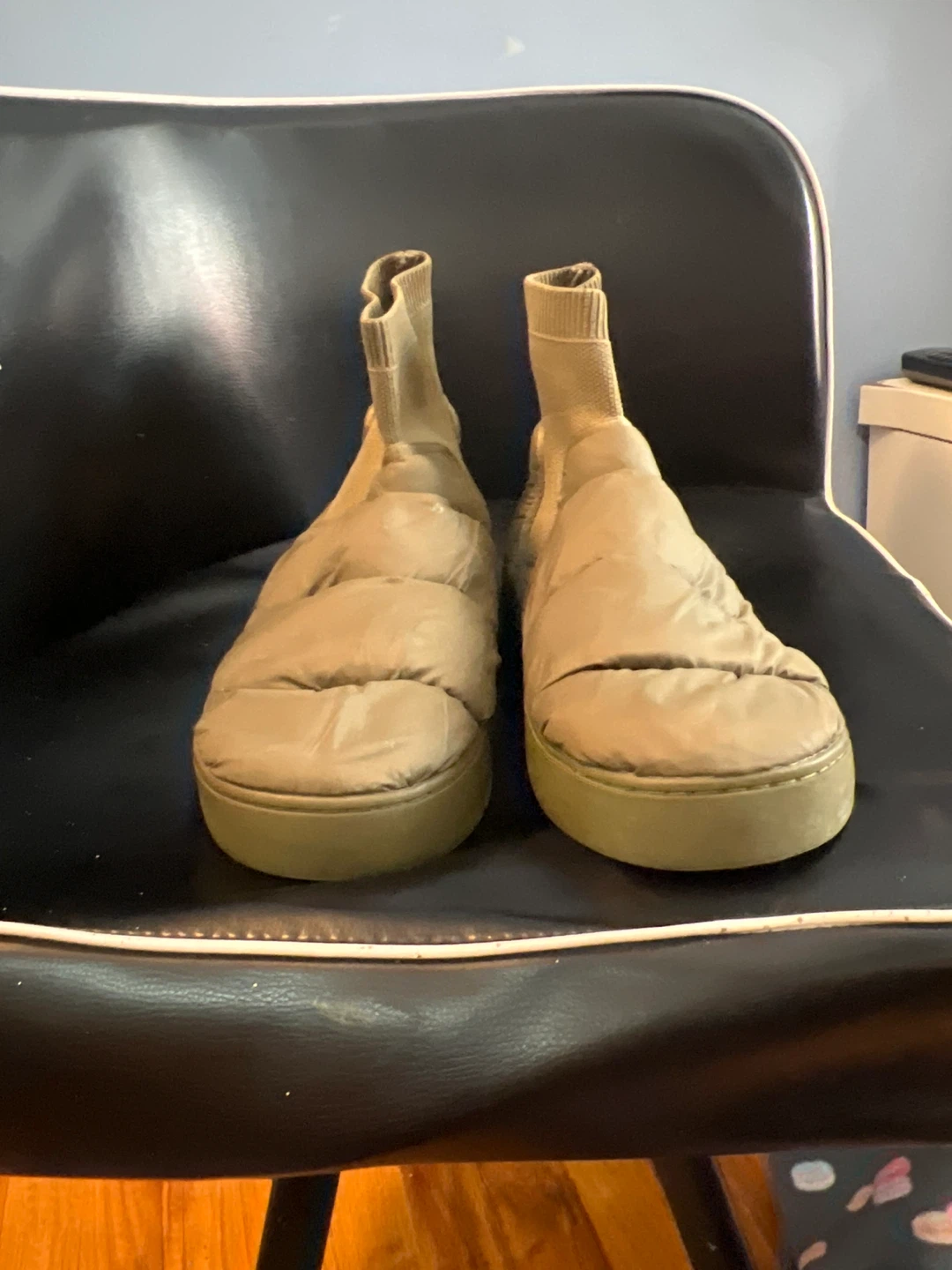 H&M Puffer Ankle Boots Khaki - photo 2