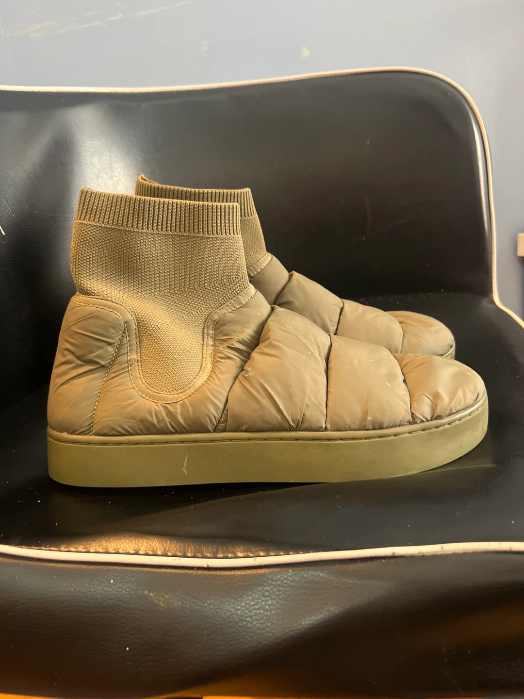 H&M Puffer Ankle Boots Khaki - photo 3