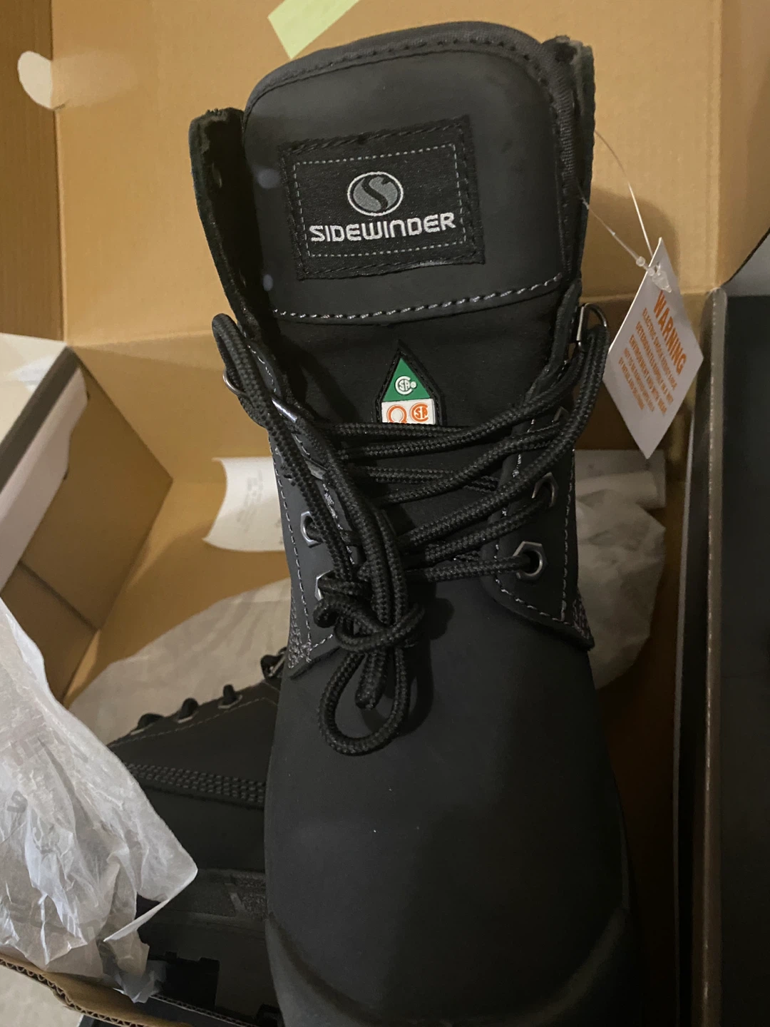 SideWinder Kyler 2.0 Black Work Boots - photo 4