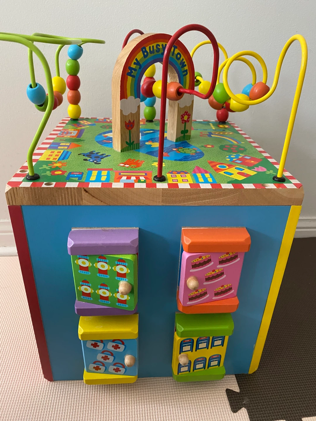 ALEX My Busy Town Wooden Activity Cube - photo 2