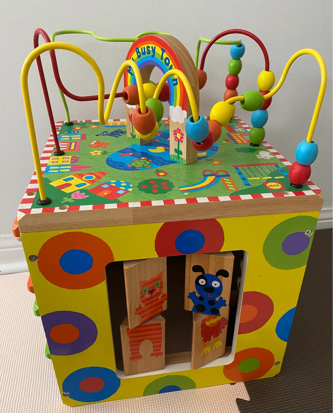 ALEX My Busy Town Wooden Activity Cube - photo 3