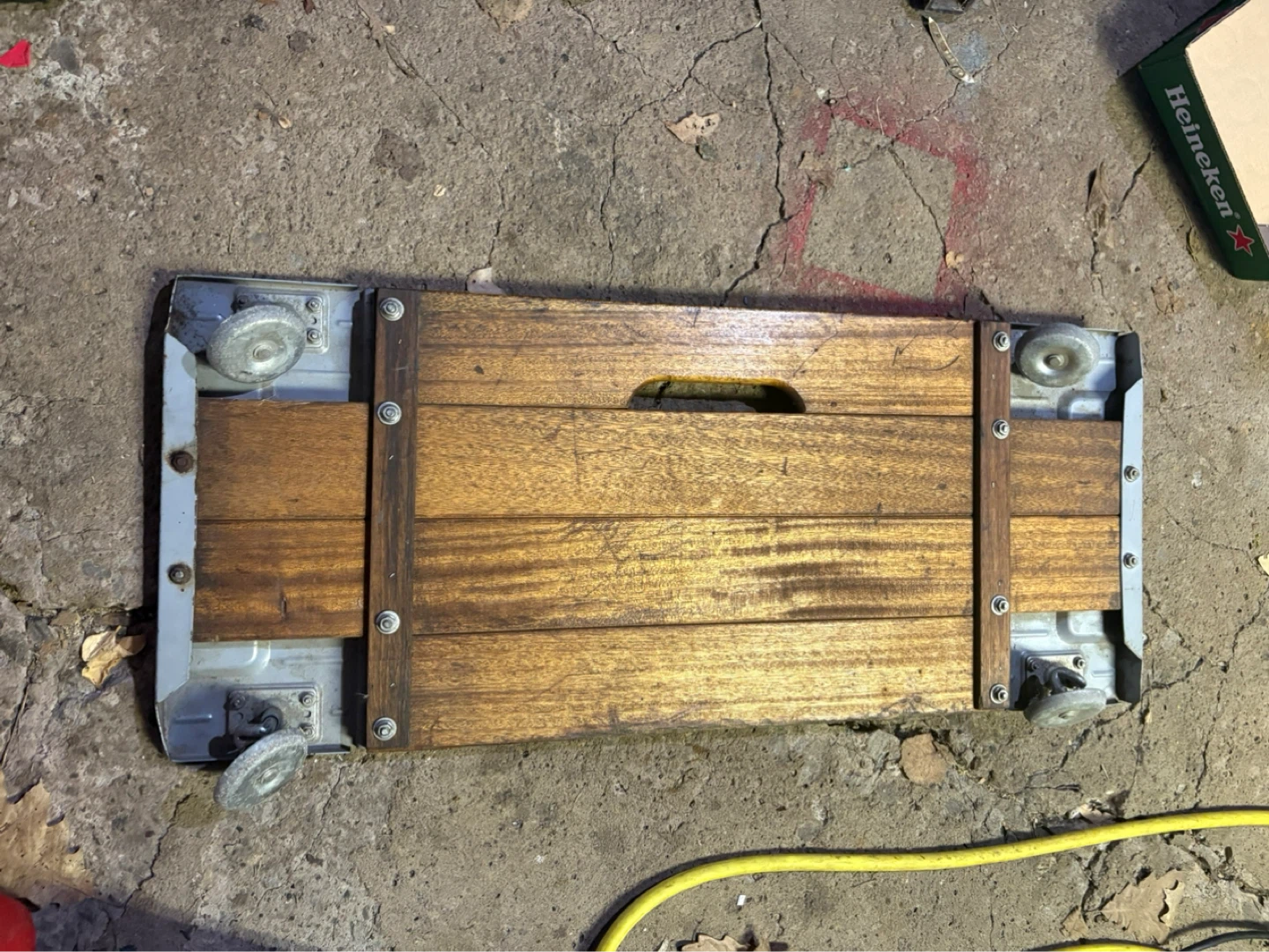 Vintage Motomaster Wooden creeper - photo 3