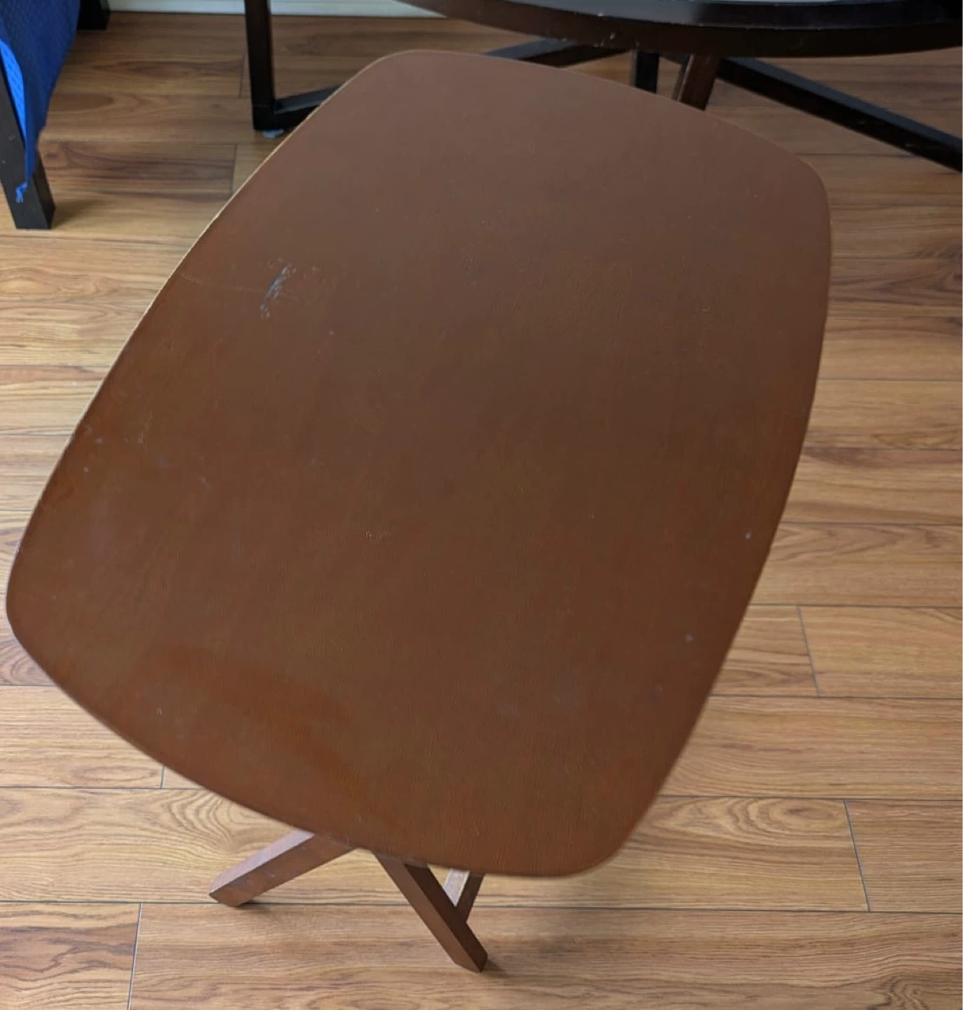Foldable Brown Tray Table set (2 tables) - photo 2
