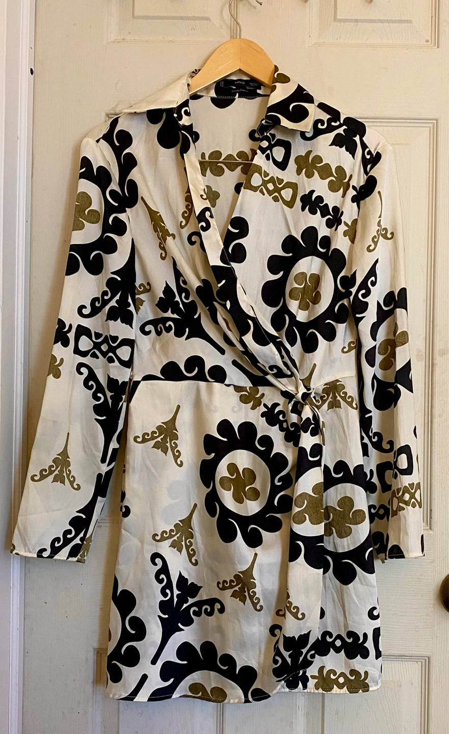 Mango Printed Wrap Mini Dress - photo 5