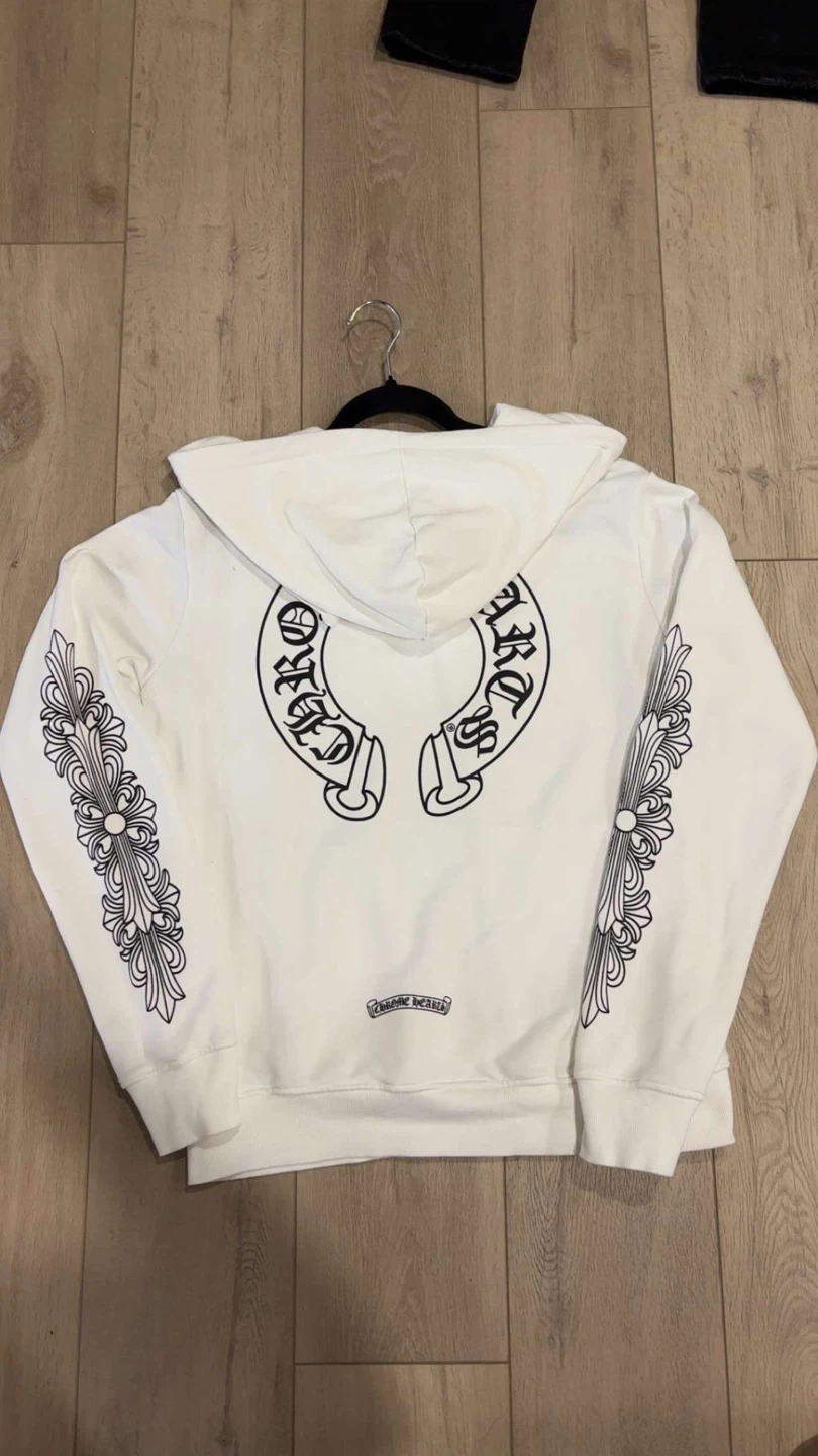Chrome Hearts White Hoodie - photo 2