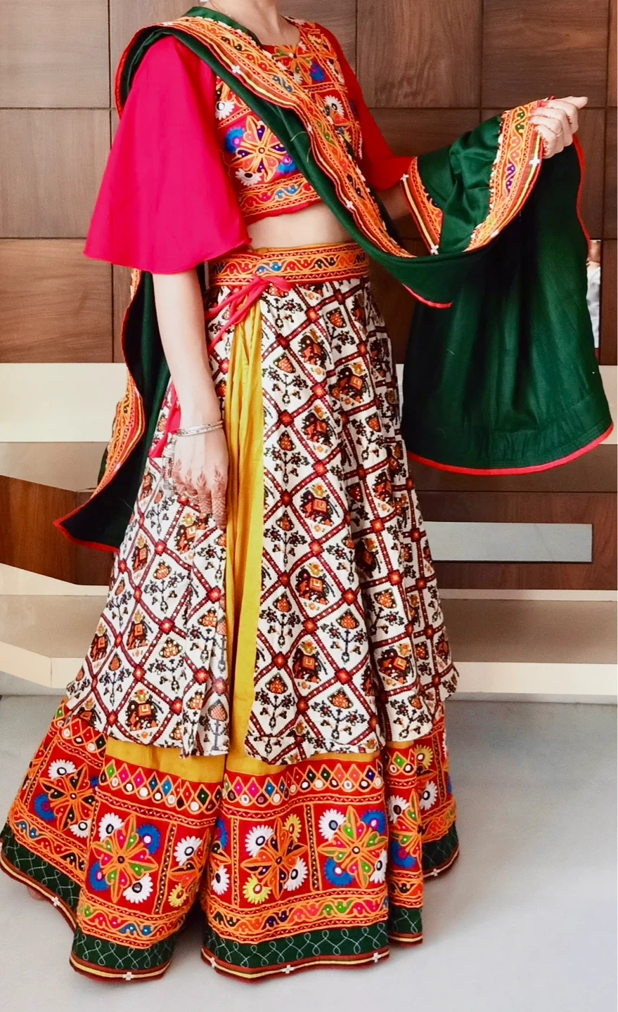 Hand Work Embroidered Lehenga Choli Set