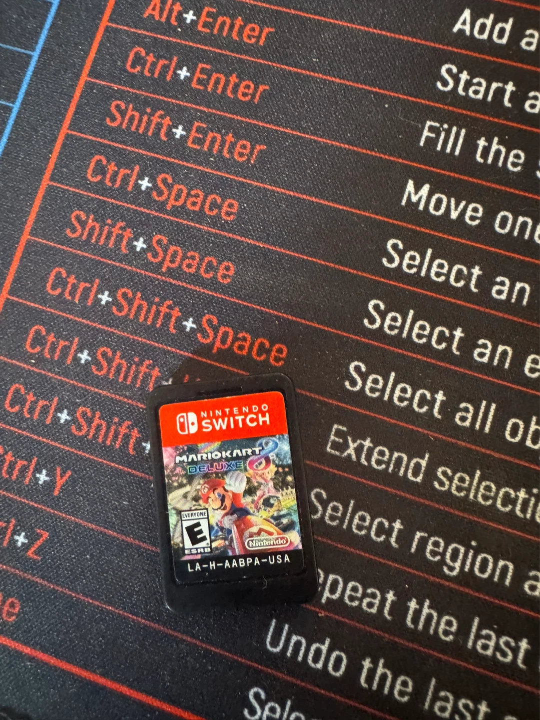 Nintendo Switch Mario Kart 8 Deluxe Game Cartridge