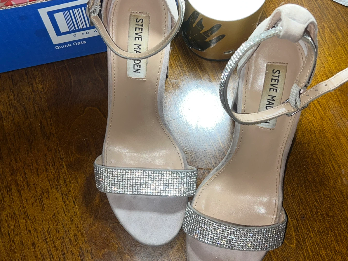 Steve Madden Women's Heels with Rhinestones - Size 8