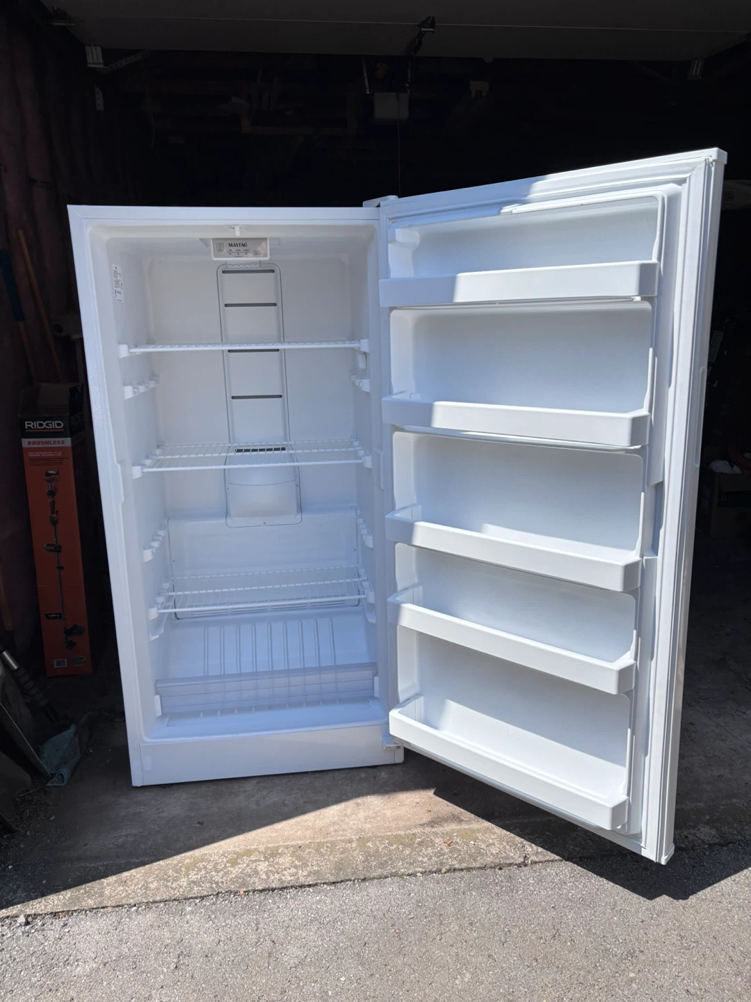 Maytag White Upright Freezer - photo 2