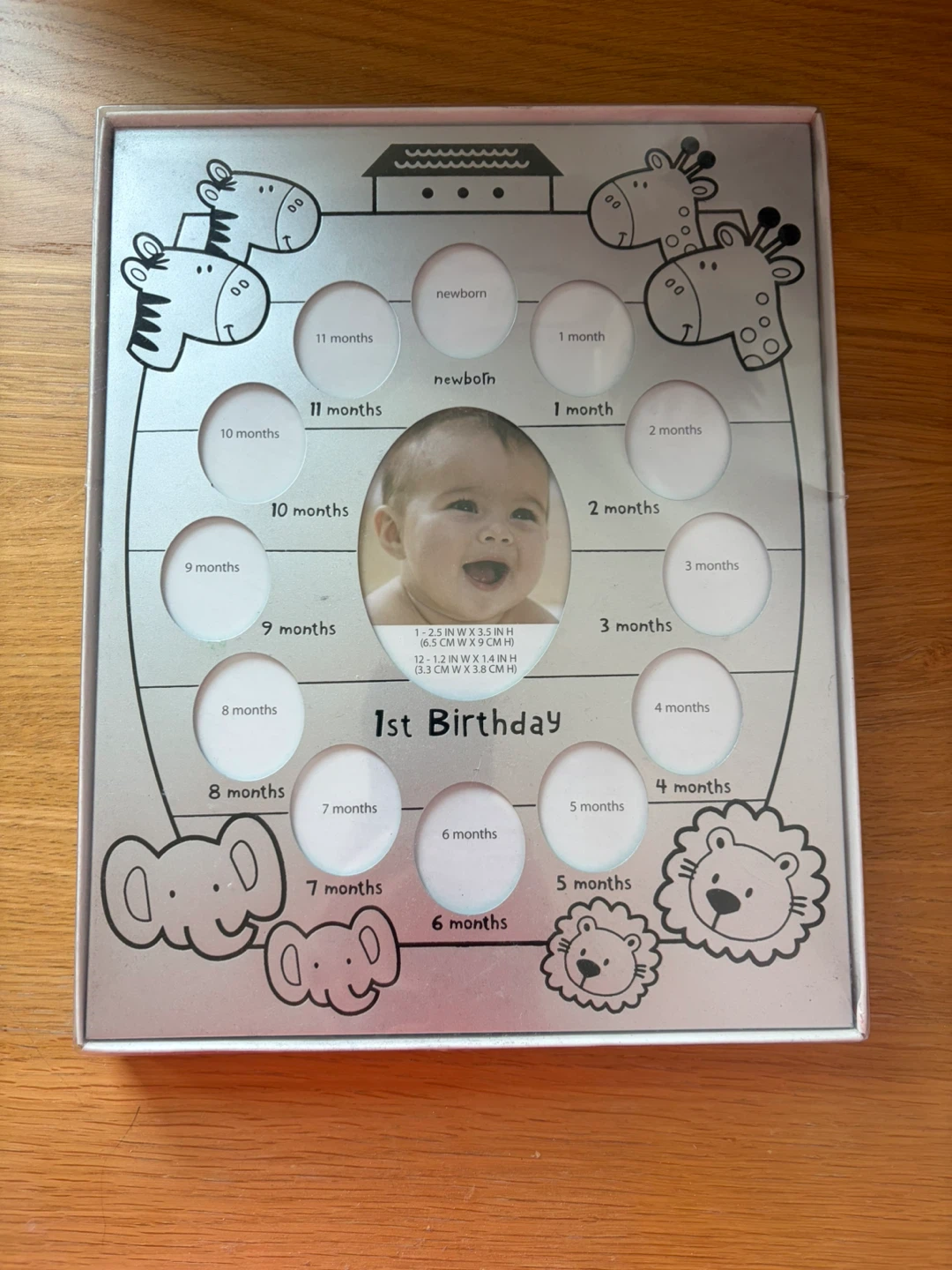 1st Birthday Photo Frame Collage