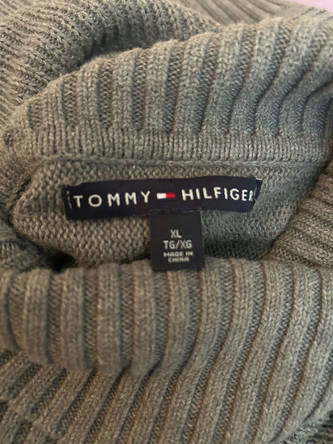 Tommy Hilfiger Grey Turtleneck Sweater XL/TG/XG - photo 2