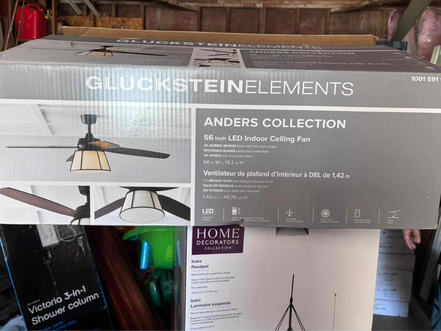 GlucksteinElements 56 inch LED Ceiling Fan - photo 2