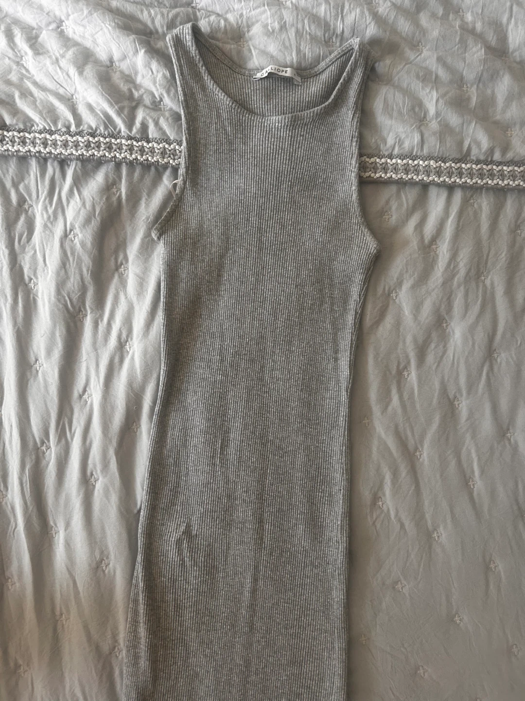 Calliope Ribbed Knit Sleeveless Dress M - photo 2