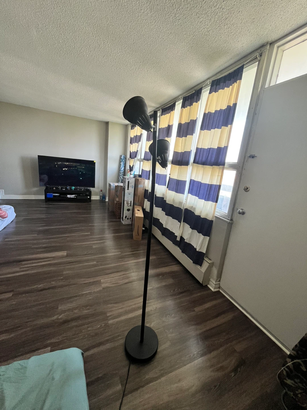 Black Floor Lamp with Two Heads - photo 2