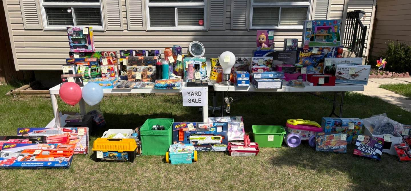 🚀 Yard Sale this weekend May 17 & 18 at Beddington drive NE