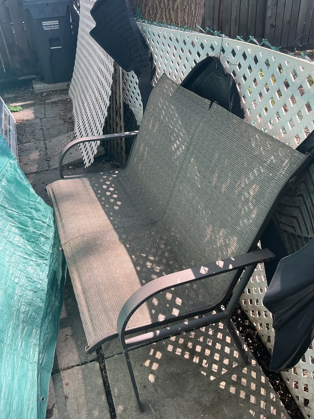 Outdoor Loveseat Bench - photo 5