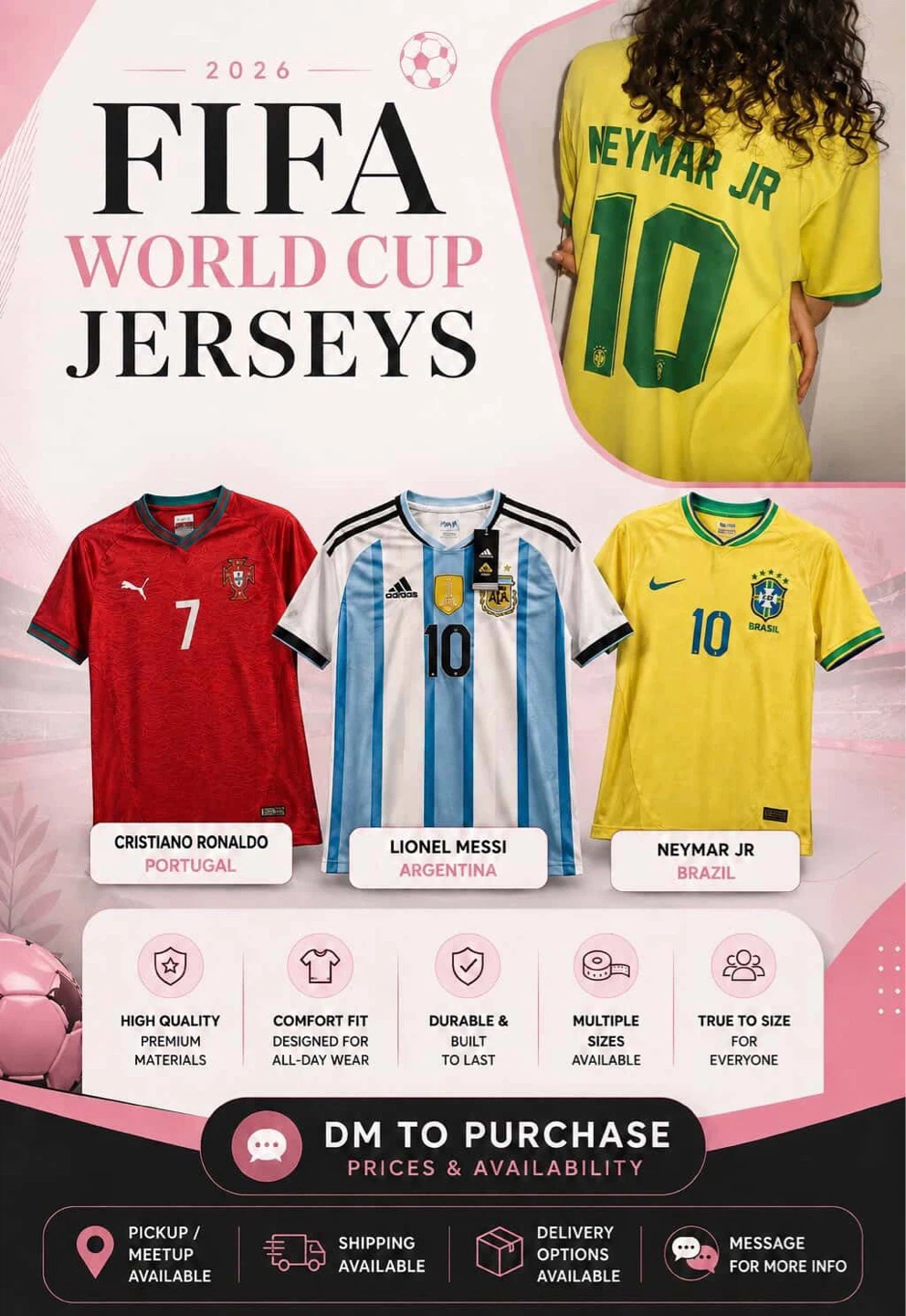 FIFA World Cup Jerseys for sale! - photo 5