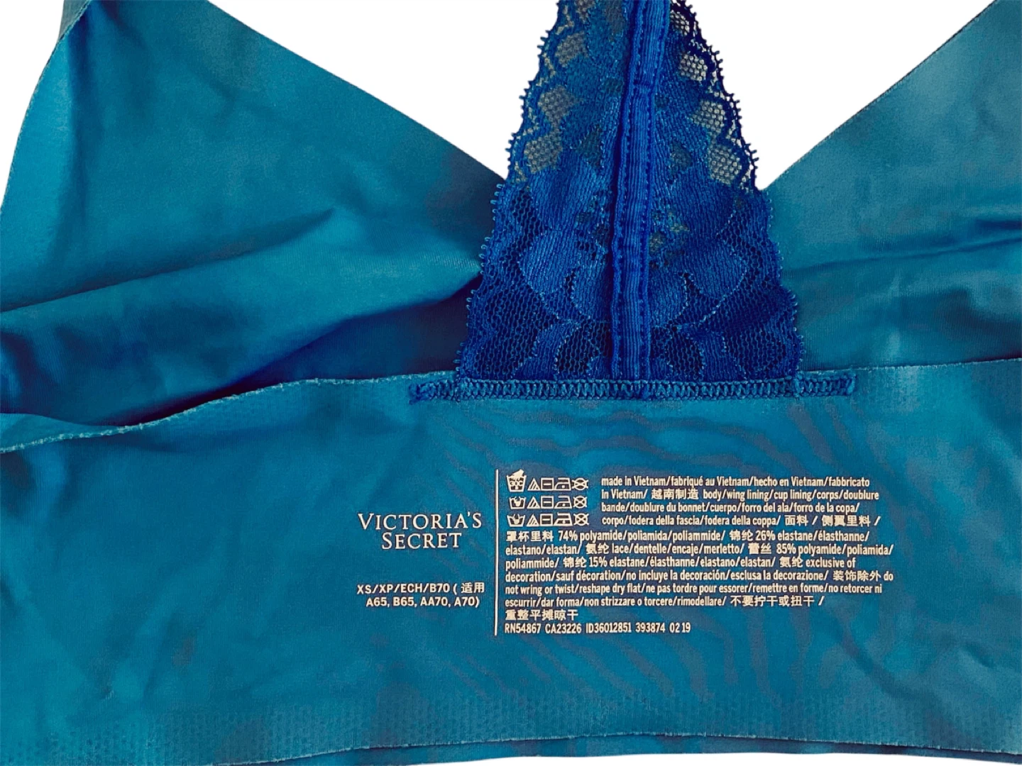 Victoria's Secret Teal Lace Trim Bralette - photo 3