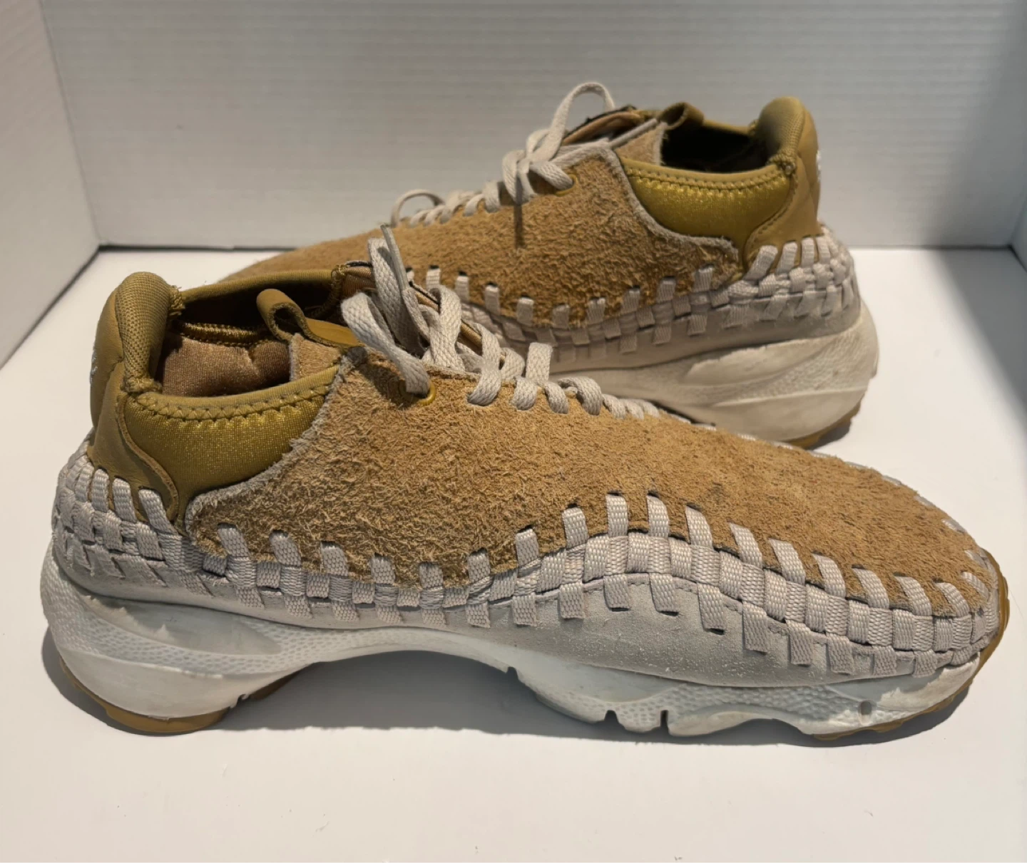 Nike Air Footscape Woven Hairy Suede 913929-700 Men's Sz 9.5 - photo 3