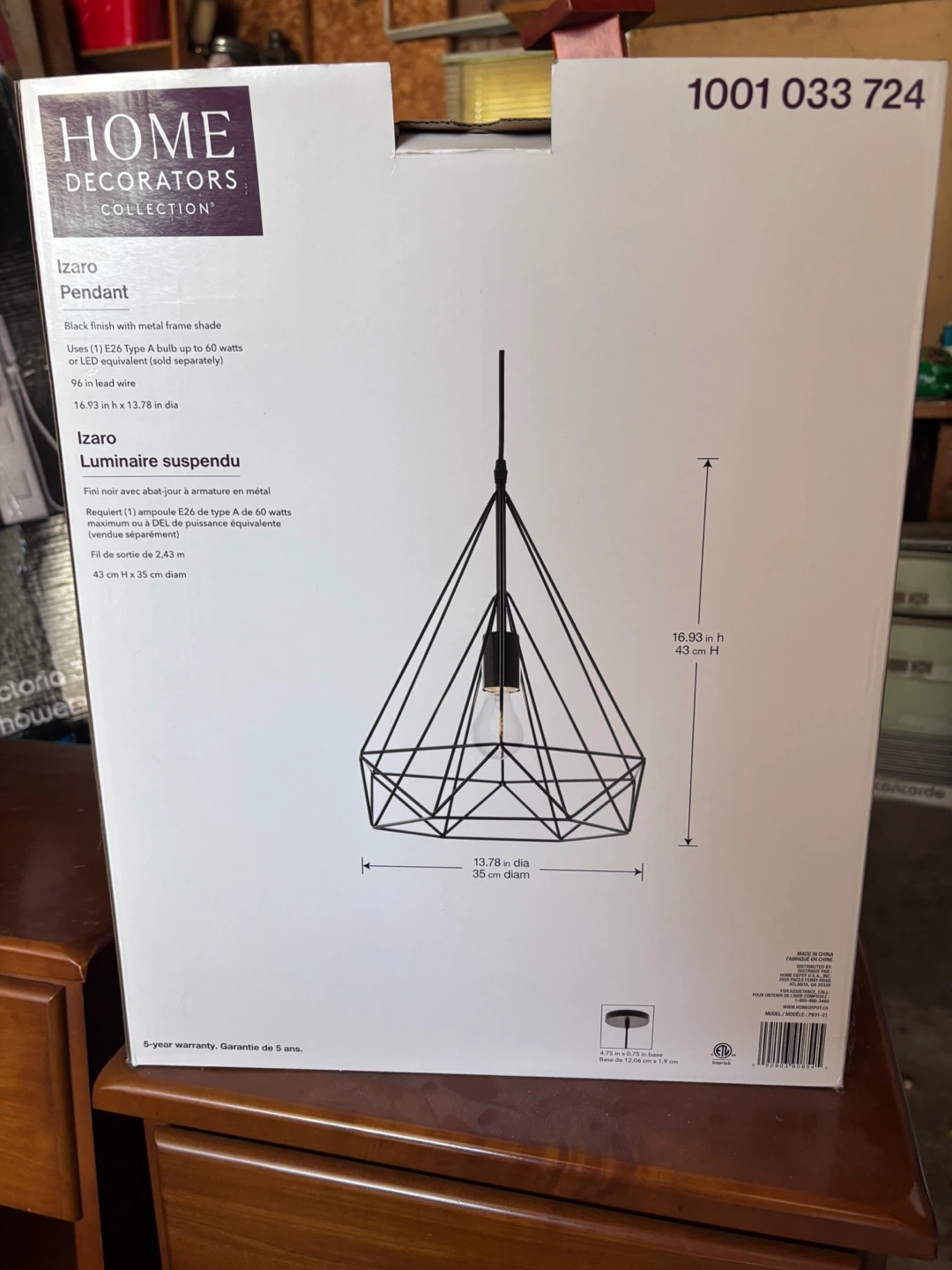Home Decorators Collection Izaro Pendant Light - photo 2