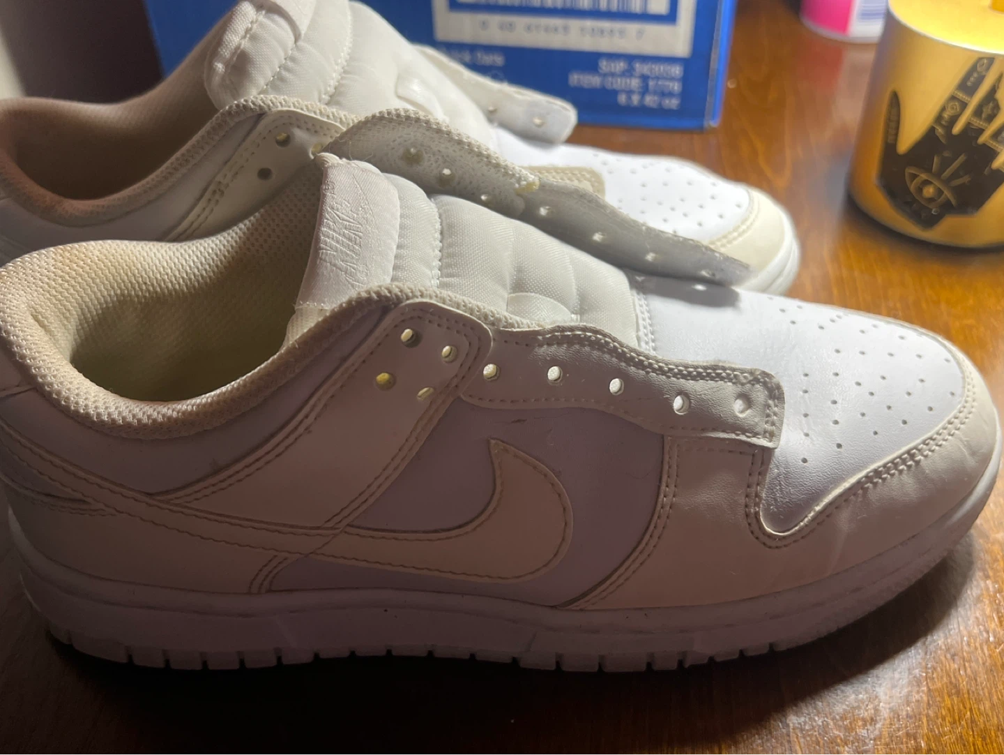 Nike Dunk Low White Sneakers - photo 4