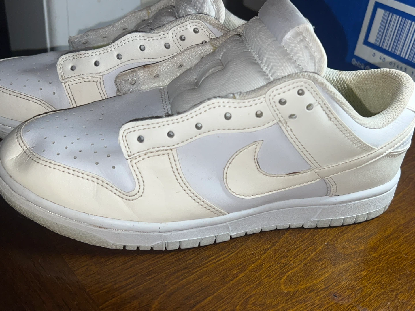 Nike Dunk Low White Sneakers - photo 3