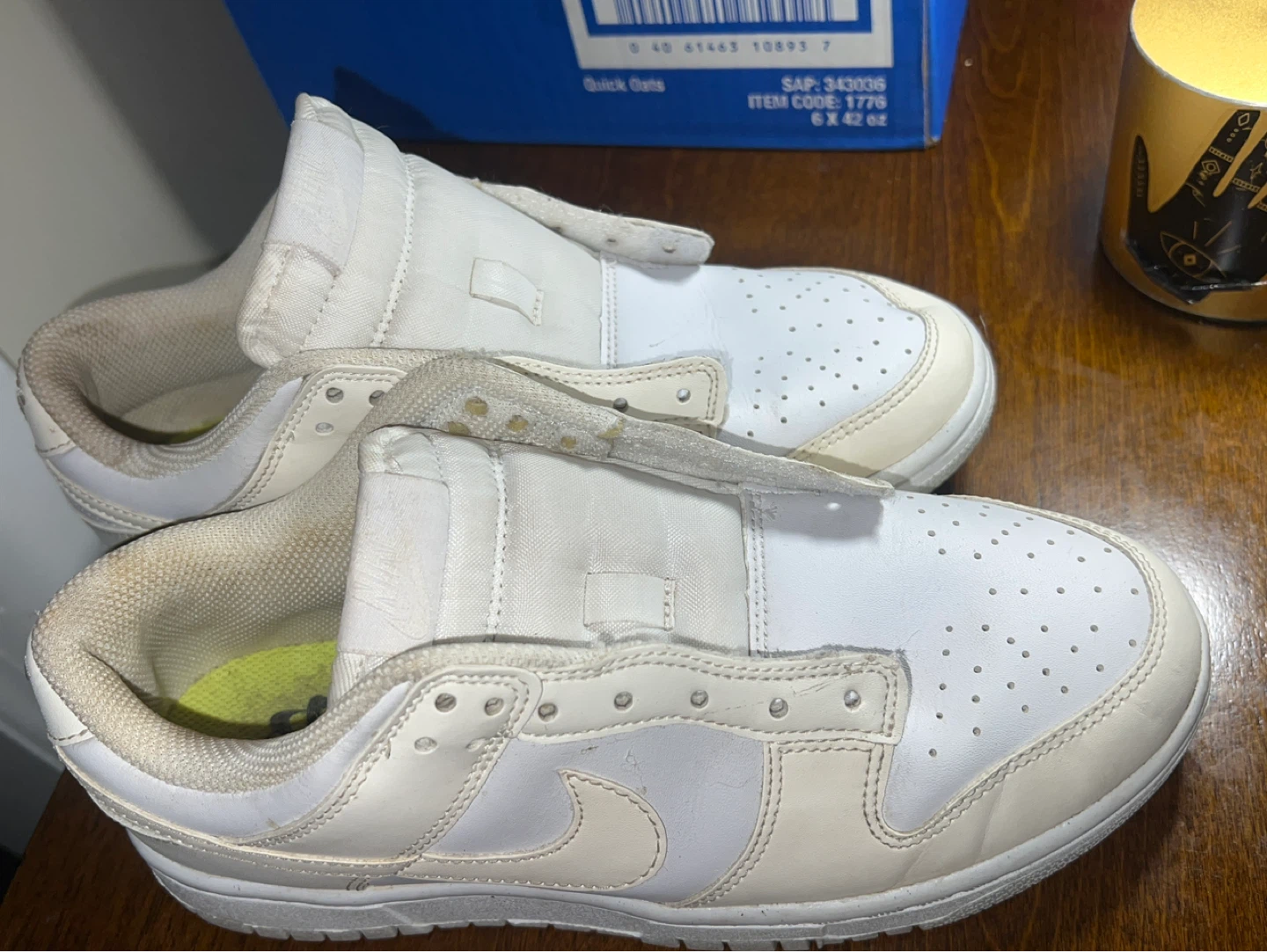Nike Dunk Low White Sneakers - photo 5