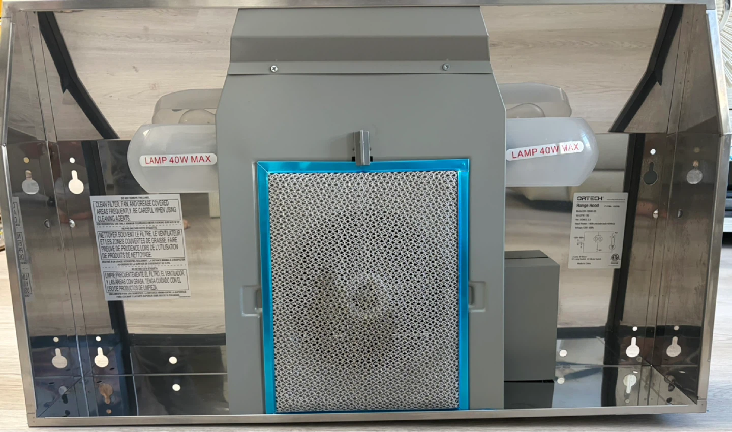 Ortech OD-19040-SS Range Hood - photo 3