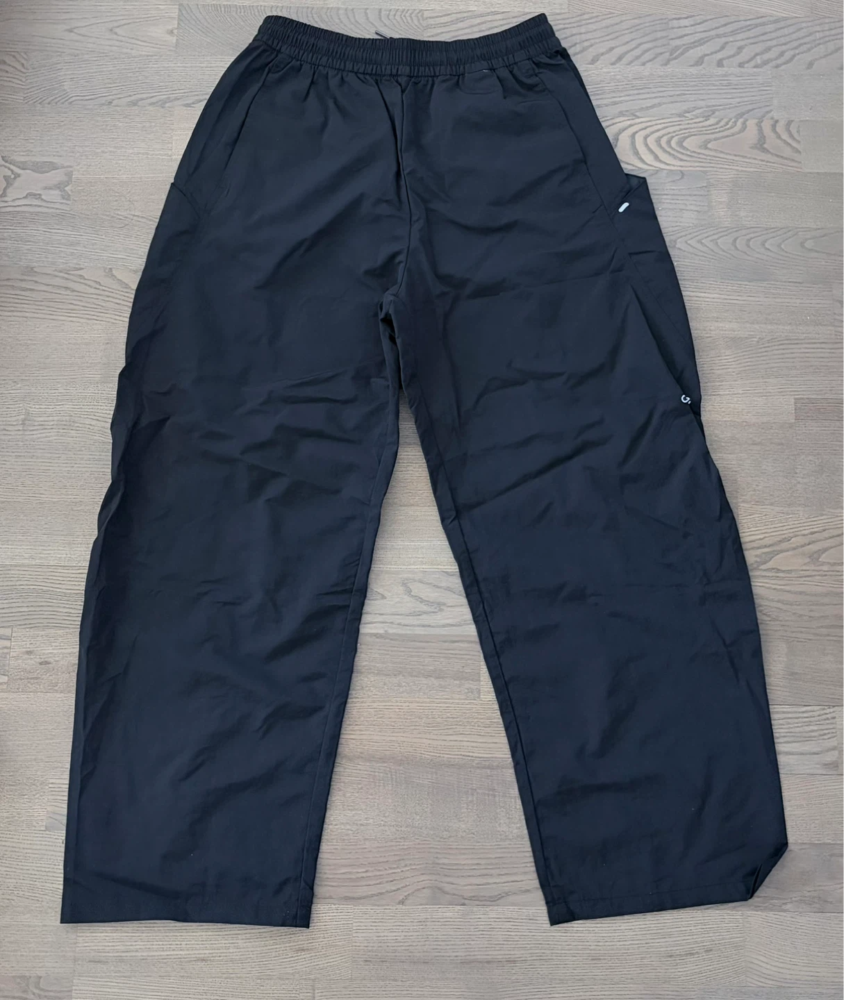 Gonggar Baggy Black Nylon Hiking Pants - XL