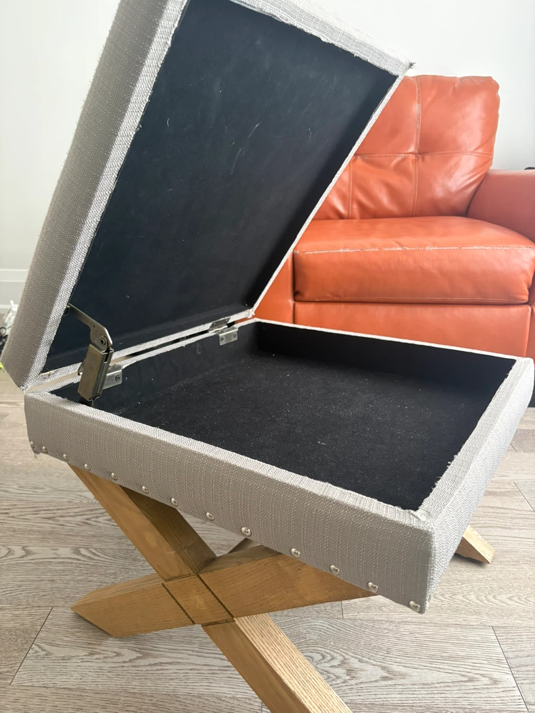 Storage Ottoman Footstool - photo 3