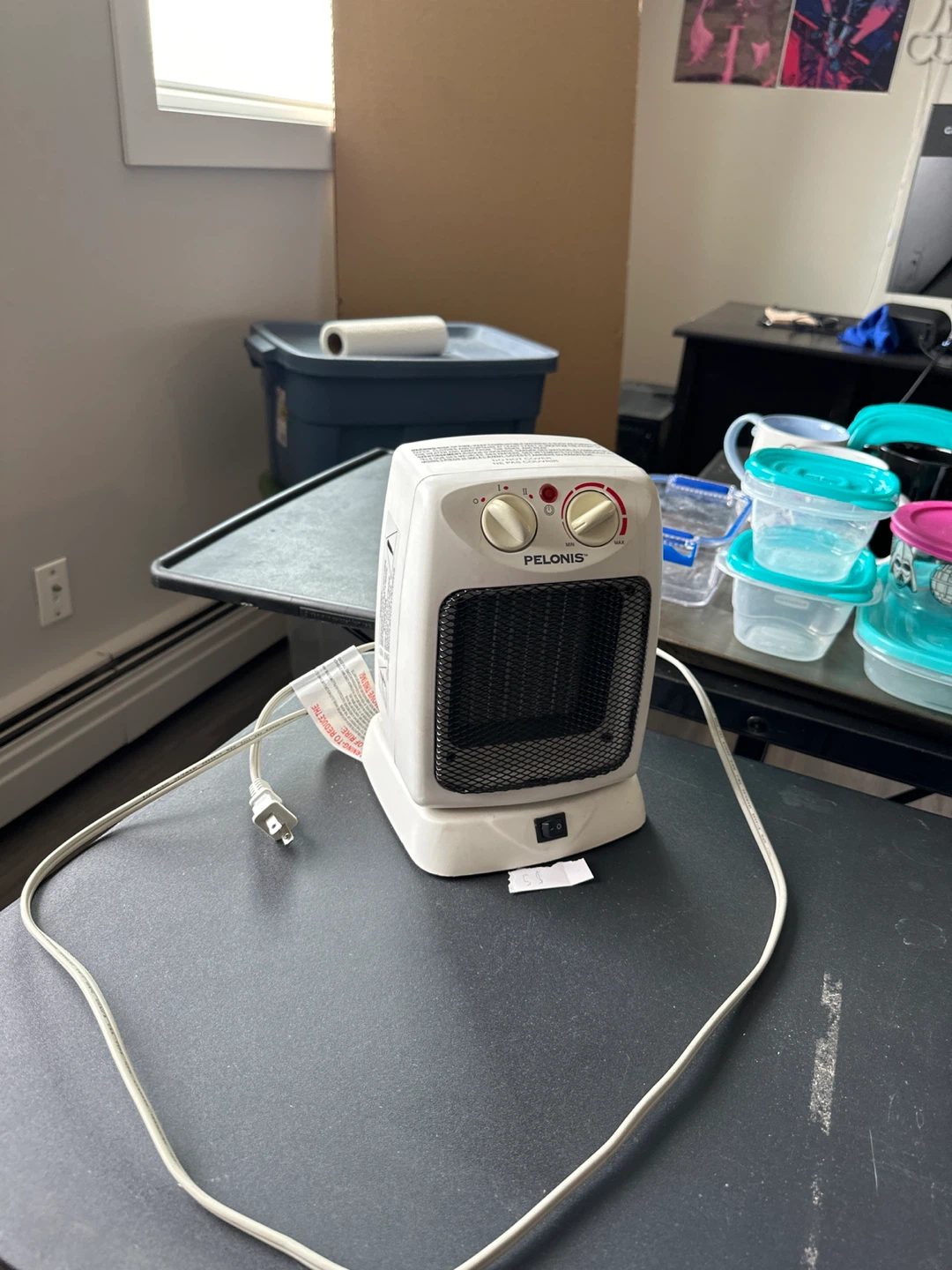 Pelonis Portable Electric Fan Heater White - photo 2