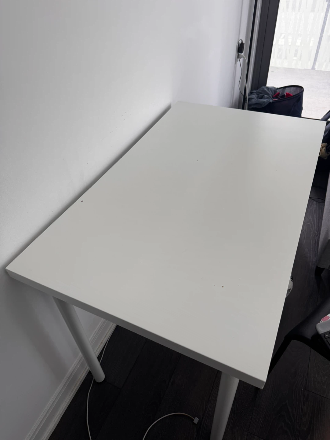IKEA White laminate desk