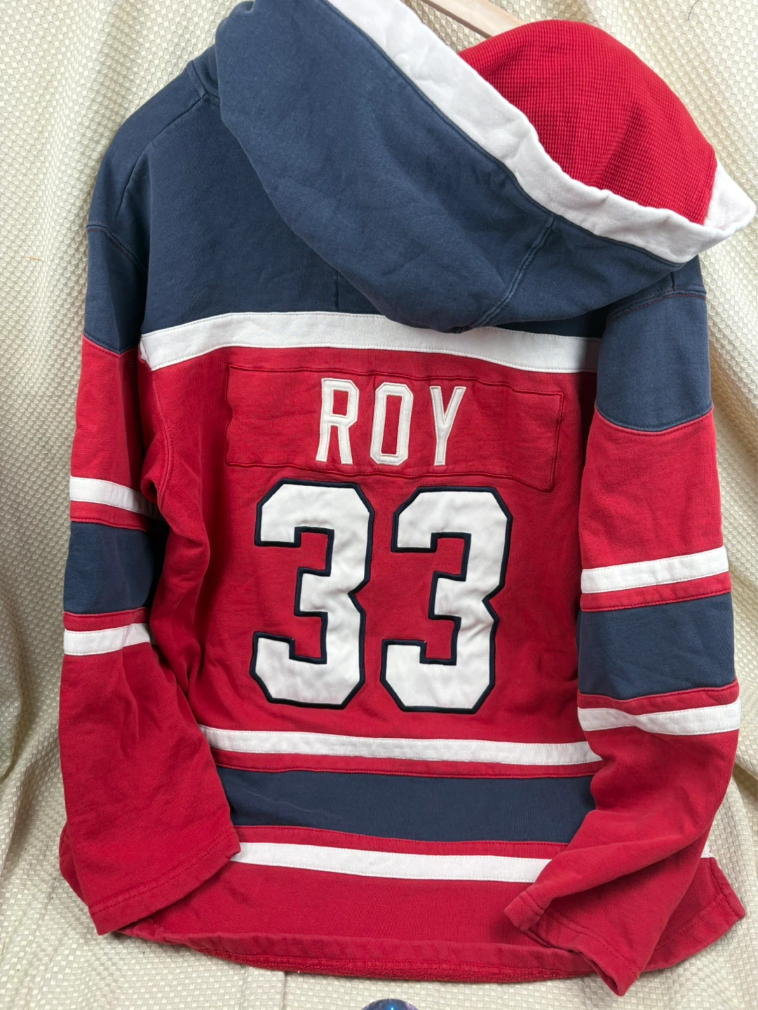 Old Time Hockey Montreal Canadiens "Roy 33" Hoodie - Size M - photo 3